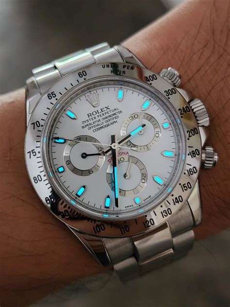 rolex daytona 116520 serviced by